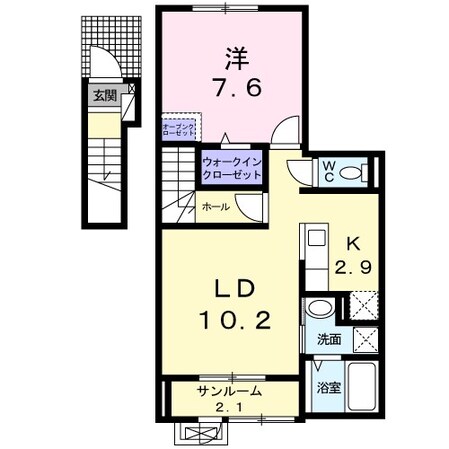 シェーネの物件間取画像